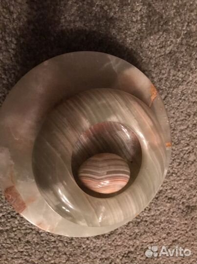 2 пепельницы из оникса