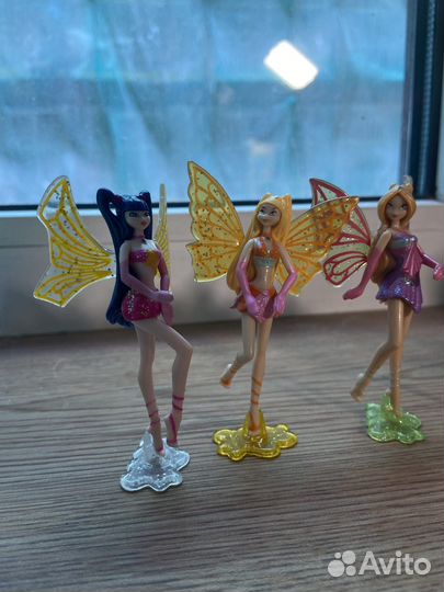 Винкс Winx Энчантикс фигурки Киндер