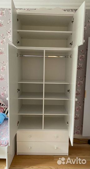 Мебель для девочки, шкаф, комод Меблик Meblik