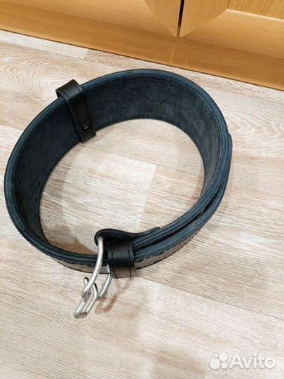 Ремень женский кожаный черный