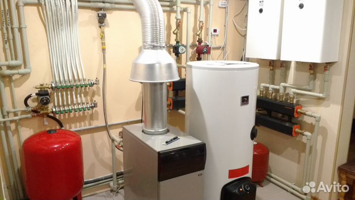 Монтаж отопления и водоснабжения