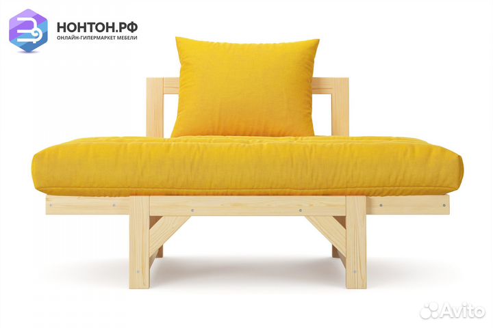 Кресло Амбер желтое