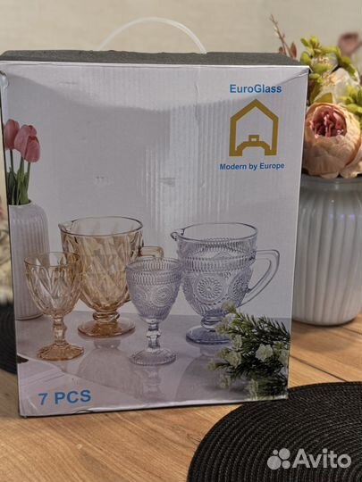 Набор кувшин и стаканы