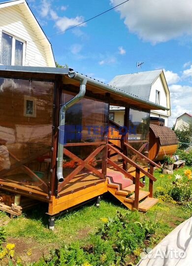 Жидкие окна для беседки