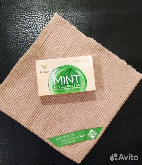 Набор мыло+ файбер вельветовый Гринвей