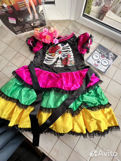 Костюм карнавальный в стиле тайны коко