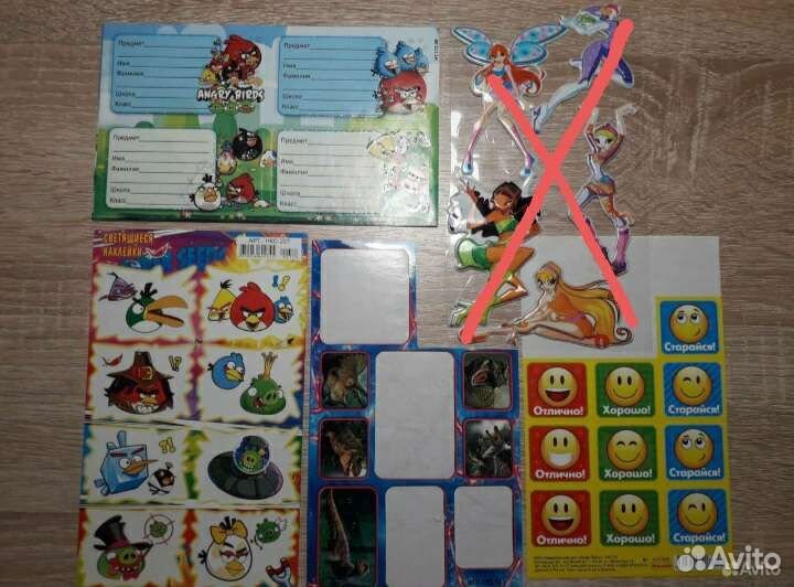 Наклейки и карточки для детей
