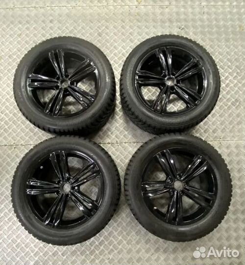 Комплект колес r18 Tiguan зима. Как новые