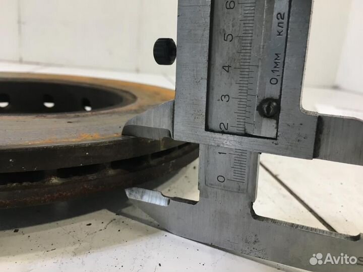 Диск тормозной передний Volkswagen Polo Hatch 2008