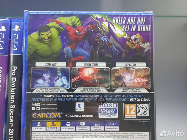 Marvel VS. capcom: Infinite (ps4, новый)