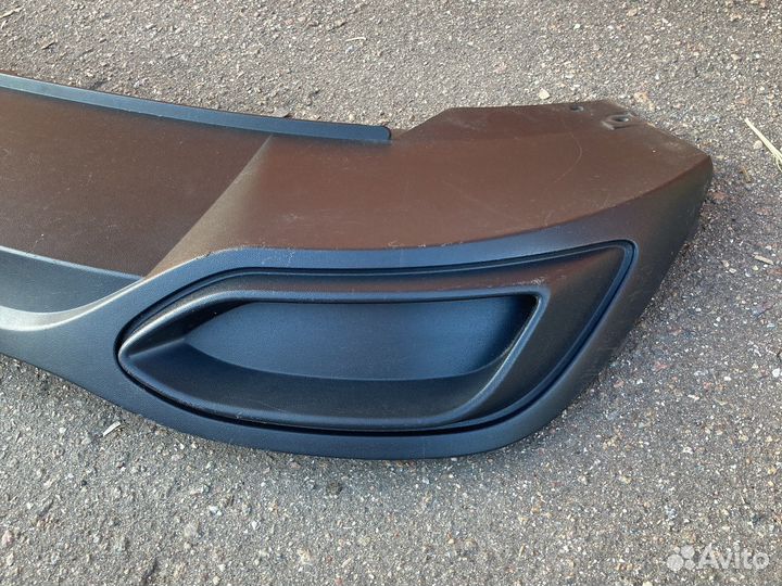 Юбка заднего бампера Volkswagen Polo 6 2020