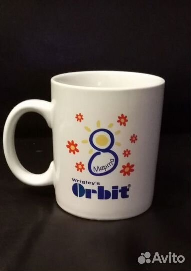 Кружка с принтом 8 Марта Wrigley's Orbit