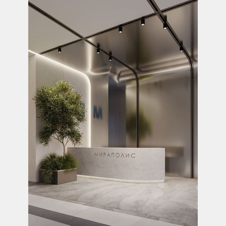 2-к. апартаменты, 49,1 м², 4/35 эт.