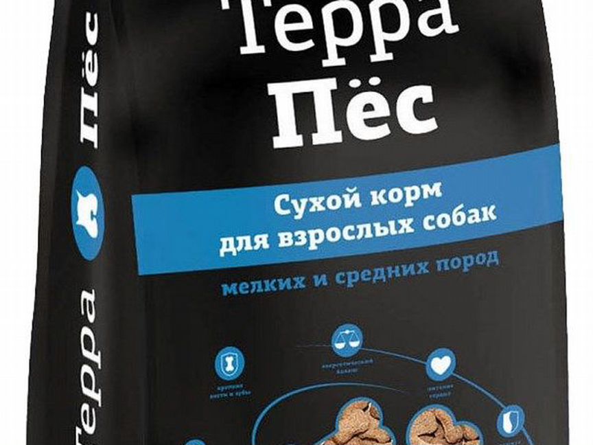 Сухой корм Терра Пёс для средних собак 12 кг