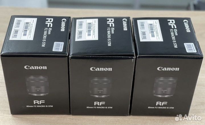 Canon RF 85 f2 Macro IS STM, новый