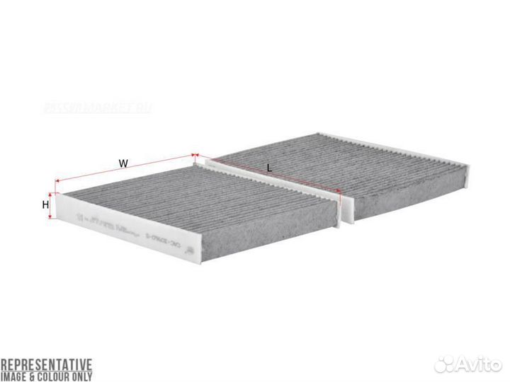 Sakura CAC30960S Фильтр салона угольный