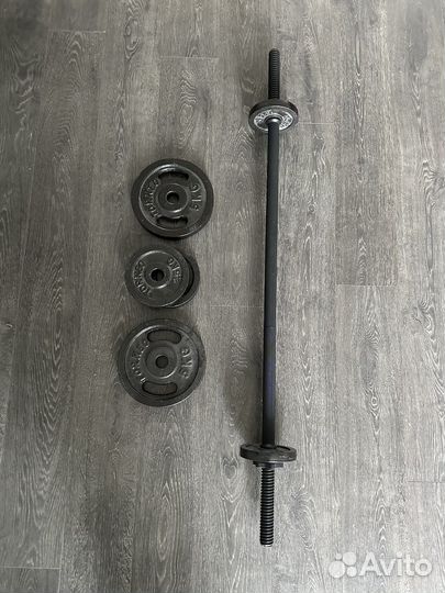 Штанга гриф блины Torneo (20кг)