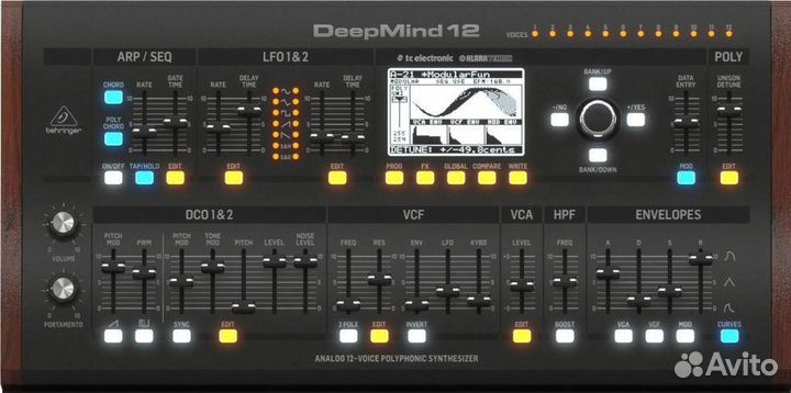 Клавишный инструмент Behringer DeepMind 12