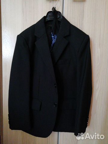 Пиджак школьный на мальчика Рр128-132 отл состояни