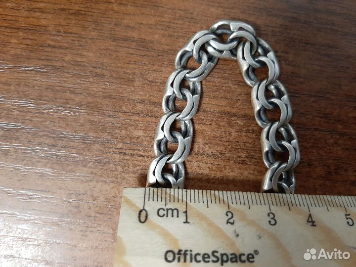 Серебряный браслет мужской 925