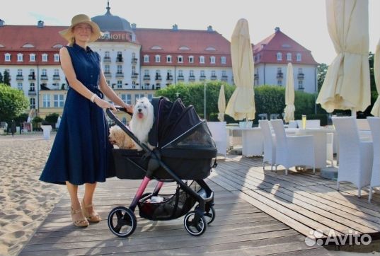 Прогулочная коляска для животных (для собак)