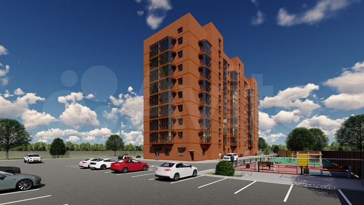 2-к. квартира, 59,5 м², 6/9 эт.