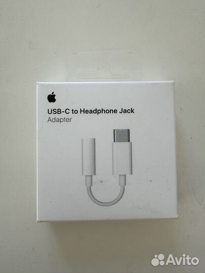 Адаптер Apple USB-C to mini jack 3.5