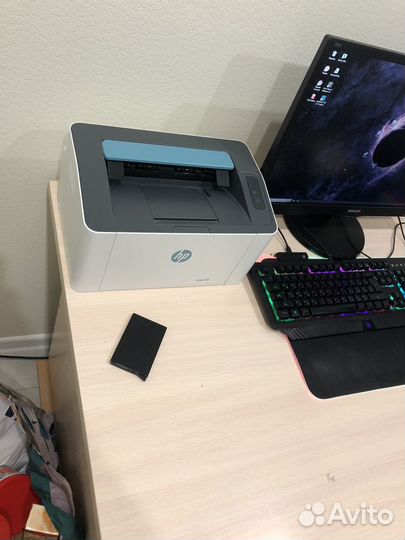 Принтер лазерный HP Laser 107r