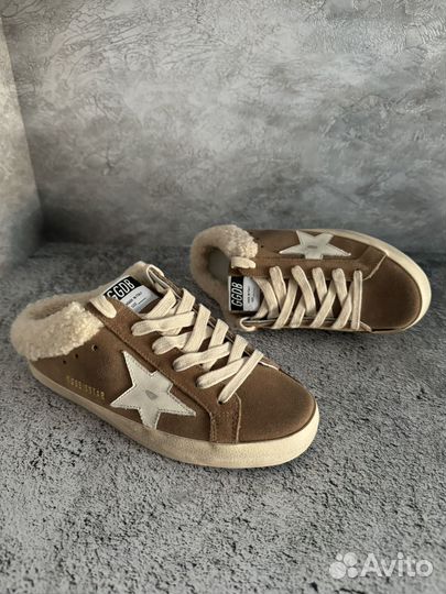 Кеды Golden Goose с мехом