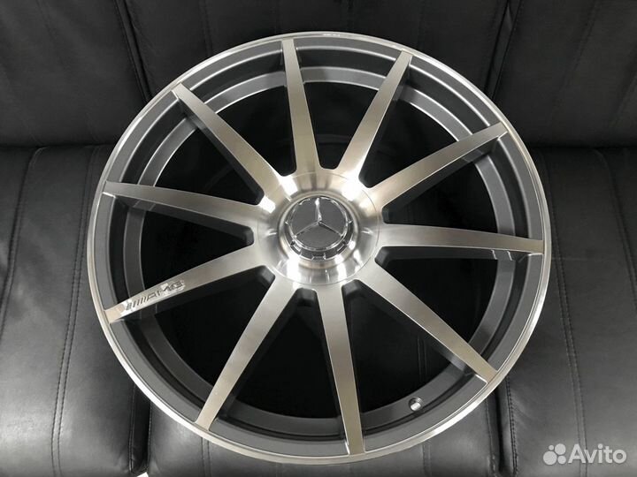 Диски на Мерседес S class AMG R20 разноширокие