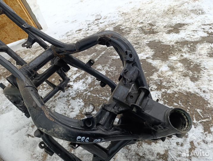 Er6 ex650 ninja650r рама с документами 2009