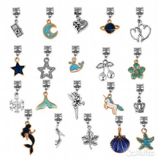 Набор для создания украшений для девочки. Браслеты