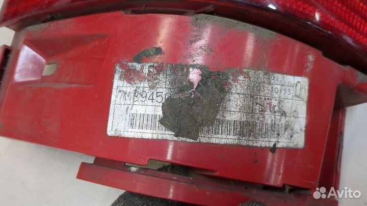 Фонарь (задний) левый Seat Alhambra, 2005