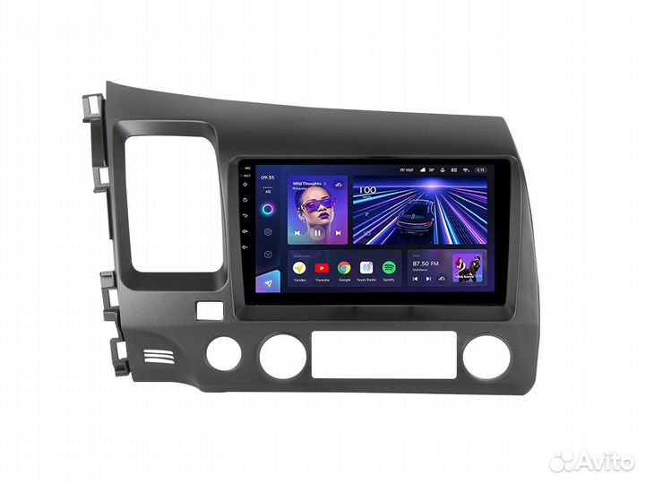 Магнитола Teyes CC3 Honda Civic 8 4D (9 дюймов)