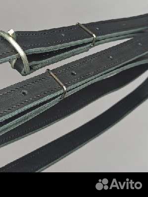 Путлища. новые пара из кожи, сшиты 2 слоя 150 см