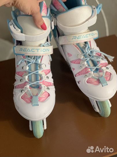 Ролики детские раздвижные 36-39 размер