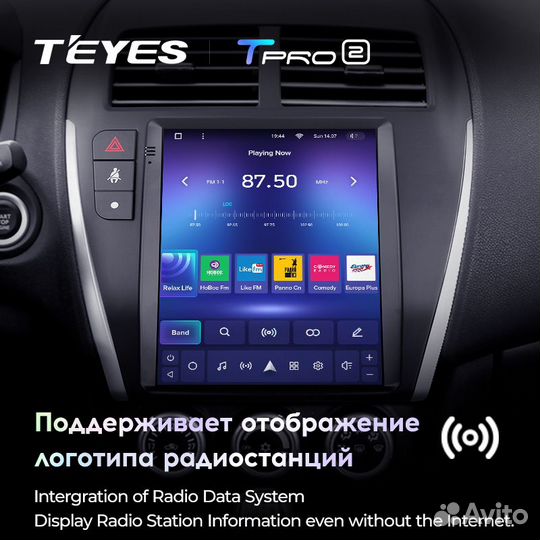 Магнитола Teyes Tpro2 Tesla ASX 2010-2016