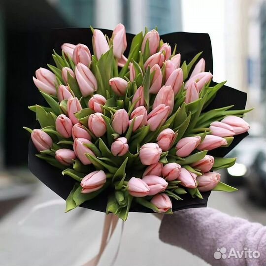 Букет из тюльпанов