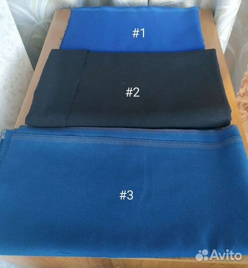 Отрезы шерстяной ткани (100 проц шерсть)