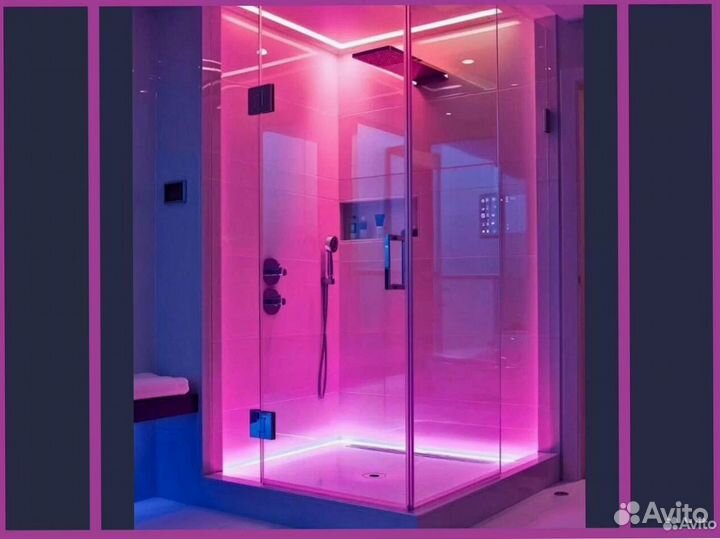 Душевые стеклянные ограждения на заказ