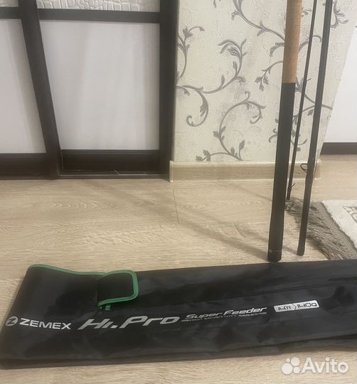 Фидерное удилище zemex hi pro 14ft, тест 140г