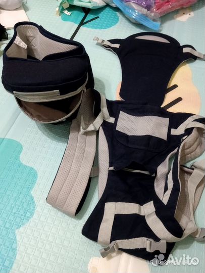 Хипсит со спинкой и карманом