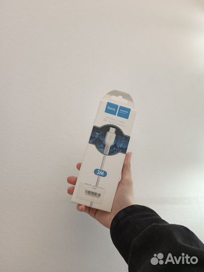 Кабель USB - Type-C Hoco X20 (3 м.) Белый