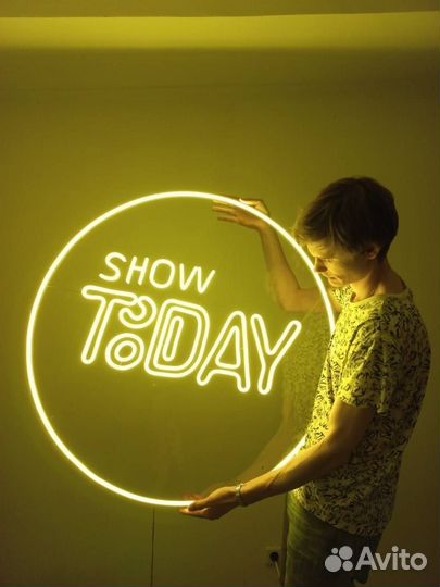 Вывеска с подсветкой высокопрочный материал