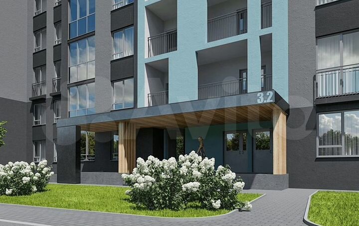 2-к. квартира, 67 м², 7/17 эт.