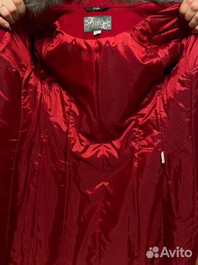 Краснок женское пальто зимнее с мехом