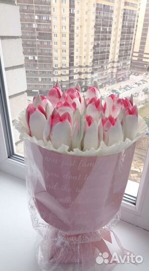 Зефирные букеты на Выпускной