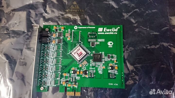 Плата аудиоввода Ewclid EX A-4M видеонаблюдение