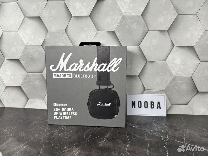 Marshall Major 3 bluetooth (Черные)