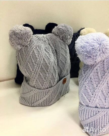 Шапка с ушками